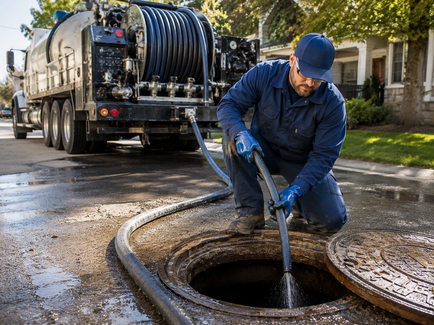 Professional sewer and drain cleaning service in Moreno Valley